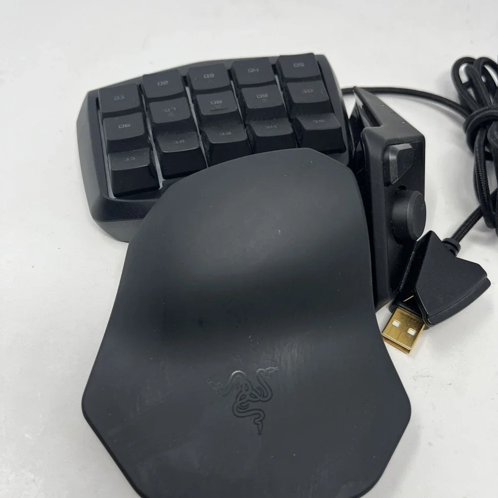 Razer Tartarus V1 Wired Gaming Keypad Model RZ07-0103 Programmable Keys Tested